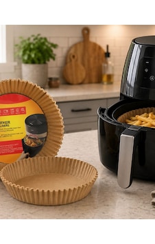 100 Lü Airfryer Kağıdı Yağ Geçirmez Yapışmaz Pişirme Kağıdı 100 Lü Airfryer Kağıdı Yağ Geçirmez Yapışmaz Pişirme Kağıdı