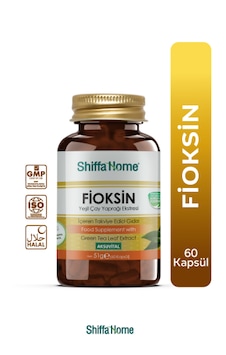 Shiffa Home Fioksin 60 Kapsül Yeşil Çay Yaprağı Ekstraktı Takviye Edici Gıda Shiffa Home Fioksin 60 Kapsül Yeşil Çay Yaprağı Ekstraktı Takviye Edici Gıda