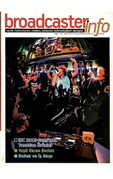 Broadcasterinfo: Aylık Televizyon, Radyo, Sinema Teknolojileri Dergisi -yeşil Ekran Evrimi Sayı:110- Eylül - 2013 Retro Koleksiyon Eski Baskı Broadcasterinfo: Aylık Televizyon, Radyo, Sinema Teknolojileri Dergisi -yeşil Ekran Evrimi Sayı:110- Eylül - 2013 Retro Koleksiyon Eski Baskı