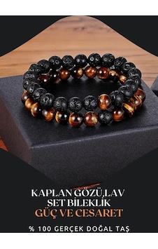 Kaplan Gözü,lav Doğal Taş Bileklik Seti 8 Mm Duyulan Kaygılara Karşı Etkilidir Aa Kalite Çok Renkli Kaplan Gözü,lav Doğal Taş Bileklik Seti 8 Mm Duyulan Kaygılara Karşı Etkilidir Aa Kalite Çok Renkli