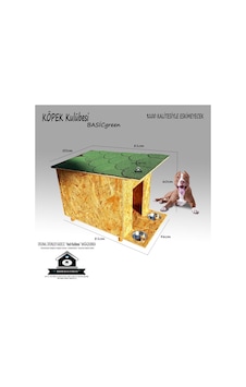 Köpek Kulübesi Basicgreen - Köpek Evi Yuvası 81 x 60 x 50 CM Köpek Kulübesi Basicgreen - Köpek Evi Yuvası 81 x 60 x 50 CM