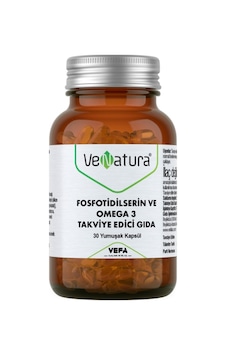 Venatura Fosfotidilserin ve Omega-3 30 Yumuşak Kapsül Venatura Fosfotidilserin ve Omega-3 30 Yumuşak Kapsül