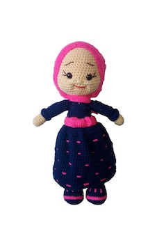 Amigurumi Organik Oyuncak Bebek Hanım Kız Amigurumi Organik Oyuncak Bebek Hanım Kız