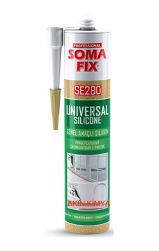 Somafıx Se280 Genel Amaçlı Silikon Şeffaf Somafıx Se280 Genel Amaçlı Silikon Şeffaf