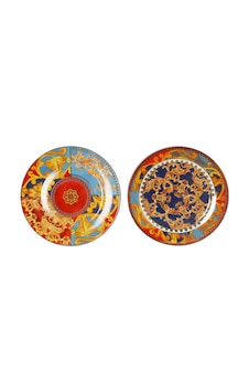 Lucky Art Florance Bone China Mavi Kırmızı Barok Desenli Ayaklı 4lü Yemek Tabağı Seti 27cm Lyhd617 Lucky Art Florance Bone China Mavi Kırmızı Barok Desenli Ayaklı 4lü Yemek Tabağı Seti 27cm Lyhd617