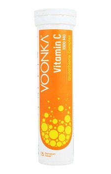 Voonka Vitamin C Glytathione Complex 15 Efervesan Tablet Voonka Vitamin C Glytathione Complex 15 Efervesan Tablet
