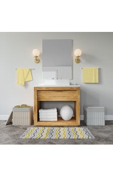 Banyo Halısı Dijital Baskılı Banyo Paspası 50x80 Polyester Kaymaz Tabanlı Duş Paspası 4597 Sarı Banyo Halısı Dijital Baskılı Banyo Paspası 50x80 Polyester Kaymaz Tabanlı Duş Paspası 4597 Sarı