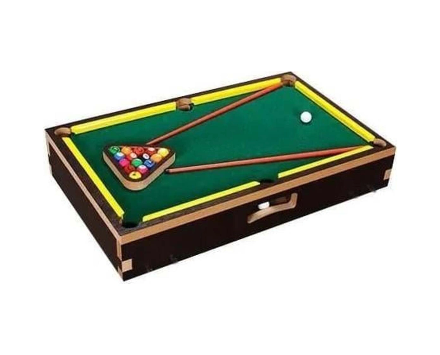 Ahşap Bilardo Oyunu Masa Üstü Ayaksız Model Renkli Ahşap Bilardo Oyunu Masa Üstü Ayaksız Model Renkli