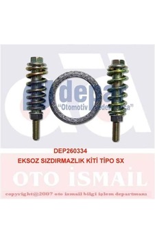 Depar 0334 Egzoz Sızdırmazlık Kiti Tipo Sx 98801631t Depar 0334 Egzoz Sızdırmazlık Kiti Tipo Sx 98801631t