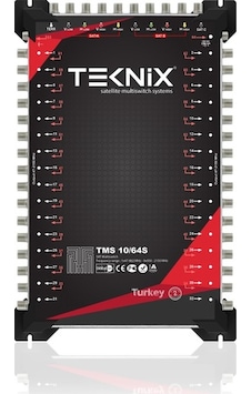 10x64 Sonlu Uydu Dağıtım Santrali Teknoline Multiswitch 10x64 Sonlu Uydu Dağıtım Santrali Teknoline Multiswitch