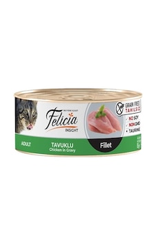 Felicia Tahılsız Tavuklu Fileto Konserve Yetişkin Kedi Maması 85 G Felicia Tahılsız Tavuklu Fileto Konserve Yetişkin Kedi Maması 85 G