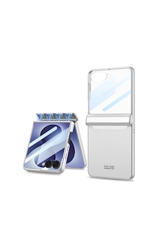 Samsung Galaxy Uyumlu Z Flip 8 Kılıf Zore M-magnet Kılıf Gümüş Samsung Galaxy Uyumlu Z Flip 8 Kılıf Zore M-magnet Kılıf Gümüş