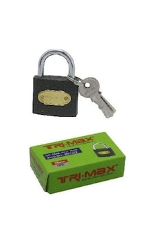 Trı-Max Grı Asma Kilit 25Mm Trı-Max Grı Asma Kilit 25Mm