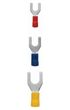 Sv 1.25-3 0.50-1.50 Mm Kırmızı Çatal Tip Izoleli Kablo Ucu 10 Ade