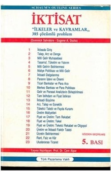 İktisat İlkeler Ve Kavramlar Cem Alpar   ( 2.EL) İADESİZ