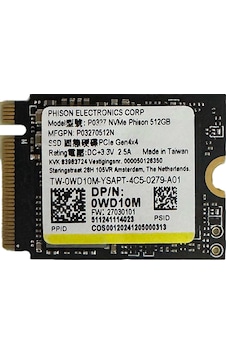 Phıson P0327 512gb 3000/2500mb/s Gen4x4 M.2 22x30 Ssd Diğer