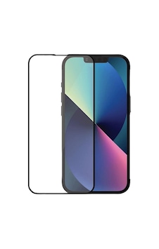 Apple Uyumlu   iPhone 13 Tam Kaplayan Kırılmaz Temperli Ekran Koruyucu Cam