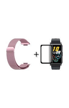 Forzacase Huawei Uyumlu Watch Fit 2 İçin Metal Mıknatıslı Kordon Kayış + Ekran Koruyucu Film - Fc297 Rose Gold Forzacase Huawei Uyumlu Watch Fit 2 İçin Metal Mıknatıslı Kordon Kayış + Ekran Koruyucu Film - Fc297 Rose Gold