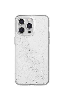 Apple Uyumlu iPhone 15 Pro Max Kılıf Çift Katmanlı Imd Baskılı Bumper Lisanslı Switcheasy Cosmos Starlight Renksiz