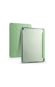 Aksesuarcim Apple iPad Uyumlu Pro 10.5 7. İle Uyumlu Kılıf Silikon Yumuşak Kalem Bölmeli Esnek 4 Farklı Stand Olabilen Tablet Kılıfı Açık Yeşil Sku: Zeusb0fhj7r7c4 Arka Kapak