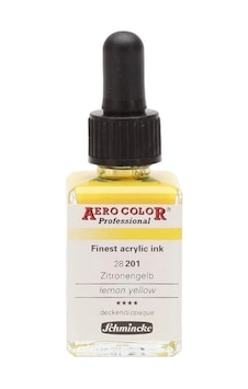Schmincke Aero Color Akrilik Mürekkep 28 Ml. 201 Lemon Yellow Diğer Schmincke Aero Color Akrilik Mürekkep 28 Ml. 201 Lemon Yellow Diğer