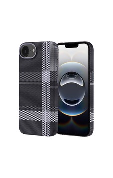 Apple iPhone Uyumlu 17e Kılıf Kablosuz Şarj Özellikli Karbon Fiber Görünümlü Nekst Kapak Gri-siyah Apple iPhone Uyumlu 17e Kılıf Kablosuz Şarj Özellikli Karbon Fiber Görünümlü Nekst Kapak Gri-siyah