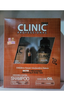 Clinic Professional Biotin Şampuan 500 ML + Biotin Yağı 100 ML Clinic Professional Biotin Şampuan 500 ML + Biotin Yağı 100 ML