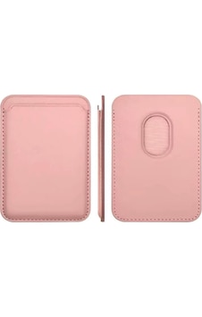 Apple İphone 12 / 13 / 14 / 15 / 16 / 17 Serisi İle Uyumlu Deri Cüzdan Magsafe Kartlık Pembe Apple İphone 12 / 13 / 14 / 15 / 16 / 17 Serisi İle Uyumlu Deri Cüzdan Magsafe Kartlık Pembe