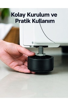 4 Adet Titreşim Önleyici Çamaşır Makinesi Ayak Pedi Çokrenkli 4 Adet Titreşim Önleyici Çamaşır Makinesi Ayak Pedi Çokrenkli