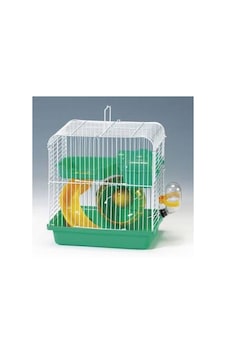 Hamster Kafesi Yeşil Beyaz 23x17x25 Hamster Kafesi Yeşil Beyaz 23x17x25