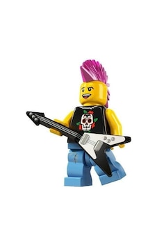 LEGO Minifigür Seri 4 8804 Punk Rocker
