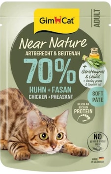 Gimcat Near Nature Tavuklu&sülün Etli Yetişkin Kedi Konservesi 85 Gr Gimcat Near Nature Tavuklu&sülün Etli Yetişkin Kedi Konservesi 85 Gr