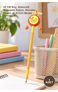 1 Adet Ahşap Figürlü Kurşun Kalem 22 Cm Boy, Dekoratif Masaüstü Kalem, Wooden Pencil, Alk1213 Model 1 Adet Ahşap Figürlü Kurşun Kalem 22 Cm Boy, Dekoratif Masaüstü Kalem, Wooden Pencil, Alk1213 Model