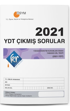 2021 Ydt Çıkmış Sorular Tıpkı Basım Kitapçığı 2021 Ydt Çıkmış Sorular Tıpkı Basım Kitapçığı