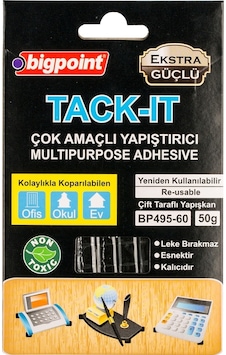 Bigpoint Extra Güçlü Hamur Yapıştırıcı(Tack-it) 50 Gram