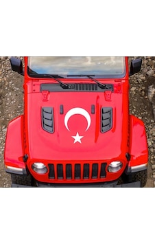 Ay Yıldız Bayrak Sticker Yapıştırma Ay Yıldız Bayrak Sticker Yapıştırma
