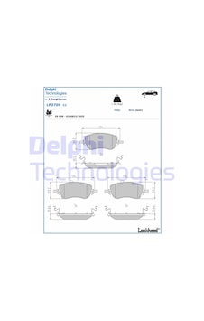 Delphi Fiat Egea 2020 Ve Sonrası Ön Fren Balatası 1.3 1.6 1.4 1.5 Delphi Fiat Egea 2020 Ve Sonrası Ön Fren Balatası 1.3 1.6 1.4 1.5