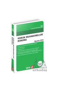 Hukuk Muhakemeleri Kanunu Ağustos 2024 - Cep Kanunları Serisi Beta Yayınları Kolektif