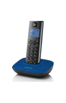 Motorola T401 Dect Telsiz Telefon Handsfree Mavi-Siyah