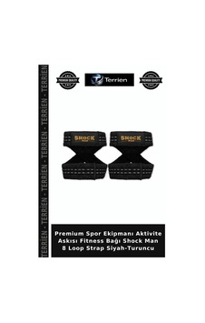 Premium Spor Ekipmanı Aktivite Askısı Fitness Bağı Shock Man 8 Loop Strap Siyah-turuncu Premium Spor Ekipmanı Aktivite Askısı Fitness Bağı Shock Man 8 Loop Strap Siyah-turuncu
