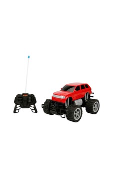 Suncon 1:18 Uzaktan Kumandalı Jumbo Wheels Usb Şarjlı Araba 26 Cm - Kırmızı Karışık