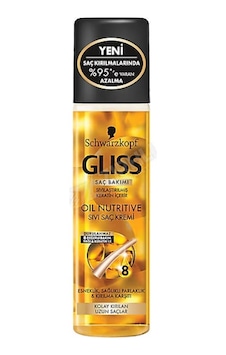 Gliss Sıvı Saç Kremi Oil Nutritive 200 Ml Gliss Sıvı Saç Kremi Oil Nutritive 200 Ml