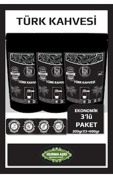 Bilgetürk Türk Kahvesi 3 x 200 G