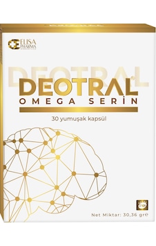 Deotral Omega Serin 30 Softgel : Fosfatidilserin EPA 400 mg DHA Omega-3 içeren Balık Yağı