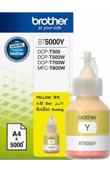 Brother Bt5000Y Sarı Tanklı Sistem Mürekkebi Brother Bt5000Y Sarı Tanklı Sistem Mürekkebi