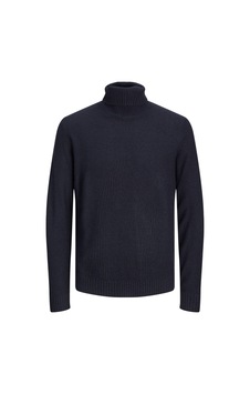 Jack & Jones Jack Jones Erkek Basic Boyunlu Kazak 12243119 Lacivert