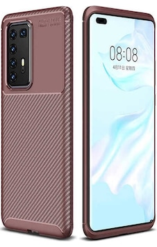 Huawei P40 Pro Kılıf Kamera Çıkıntılı Karbon Fiber Dokulu Renk Atmaz Kapak Negro Huawei P40 Pro Kılıf Kamera Çıkıntılı Karbon Fiber Dokulu Renk Atmaz Kapak Negro