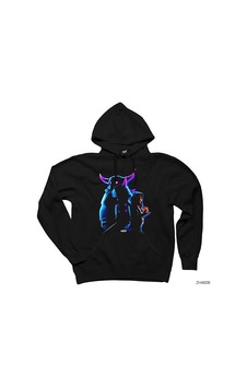 Clash Of Clans Büyücü Ve Pekka Siyah Kapşonlu Sweatshirt Hoodie Clash Of Clans Büyücü Ve Pekka Siyah Kapşonlu Sweatshirt Hoodie