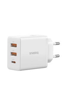 Baseus P10111402213-00 Cube Hızlı 2 Usb-a + Type-c 30w Şarj Cihazı Beyaz