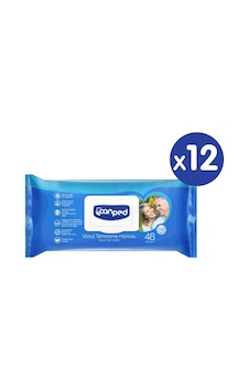 Canped Vücut Temizleme Mendili 48 Yaprak X 12 Adet (576 Yaprak)